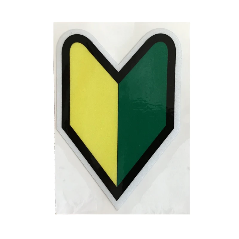 

JDM High quality Novice emblem Scratch Cover Stickers 3M Material Reflective Car Sticker for Honda Toyota Nissan accessories