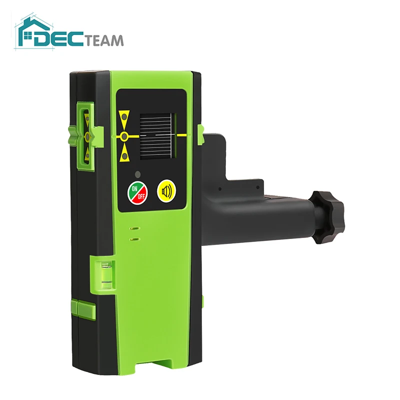 

DEC TEAM Outdoor Laser Level Detector Laser Level Receiver With Clamp for RED/Green Beam Lines Self Leveling