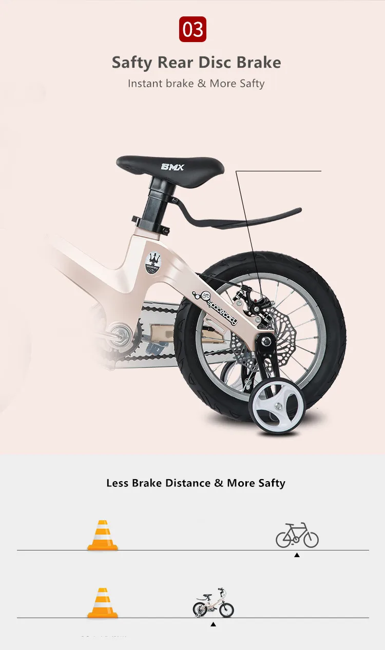 Clearance New Brand Children Bicycle Aluminum Alloy Frame 12/14/16 inch Wheel 2/3/4/5/6/7/8 Years old Boy/Girl Baby Sports Bike 3