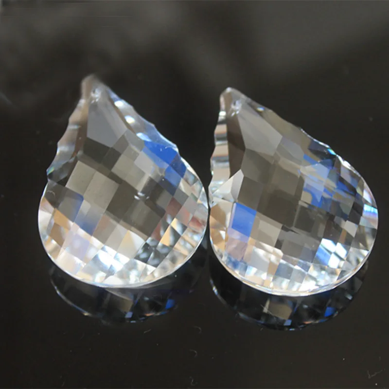 144pcs/lot 50mm Sparkle Factory Price Crystal Sparkle Faceted Prisms
