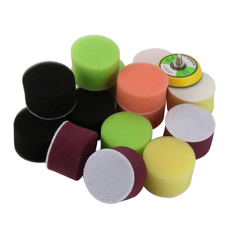 

16Pcs 2inch Sponge Buff Polishing Pad Kit Car Polisher Polishing Pad Backer Tool New arrival 2017