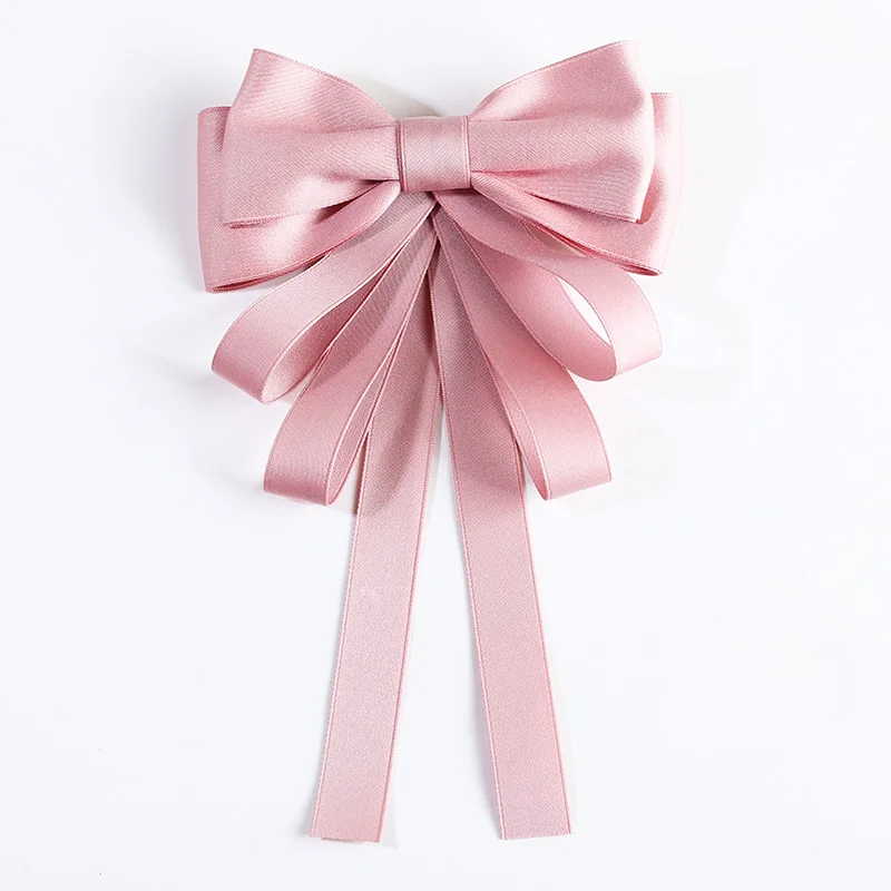 

Vintage Fabric Bow Brooches for Women Neck Tie Imported Material Wedding Party Accessories High Quality Clothing Accessories-048
