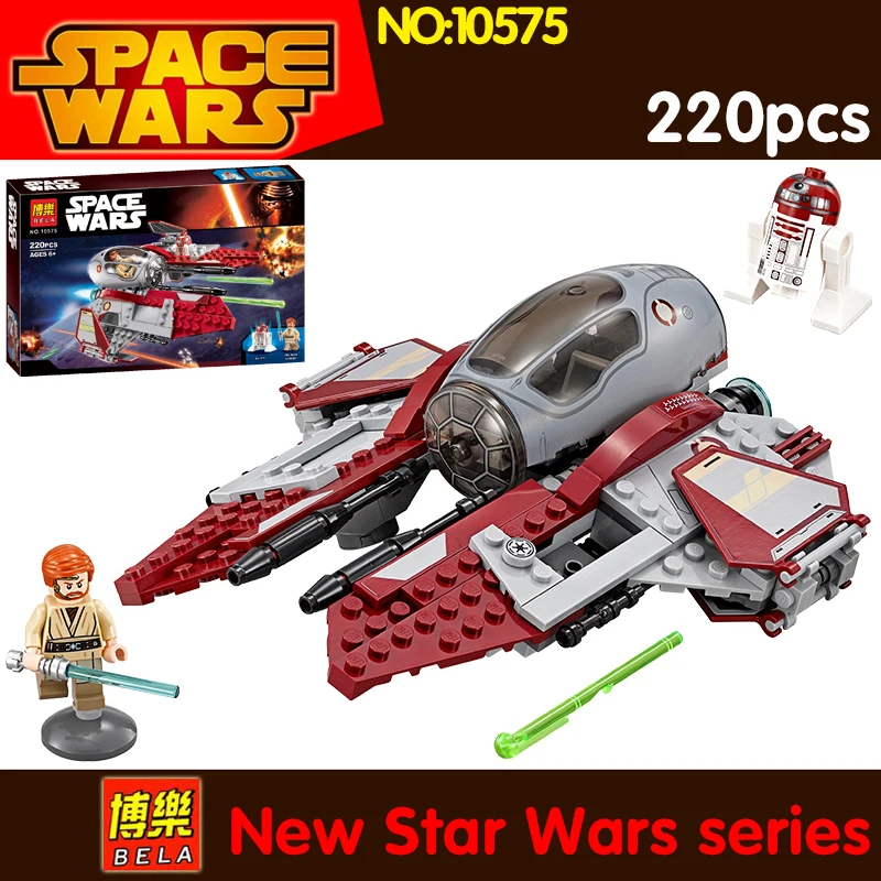 2018 220pcs Star Wars Obi Wan s Jedi Interceptor 75135 compatible lepin 05020 building models blocks