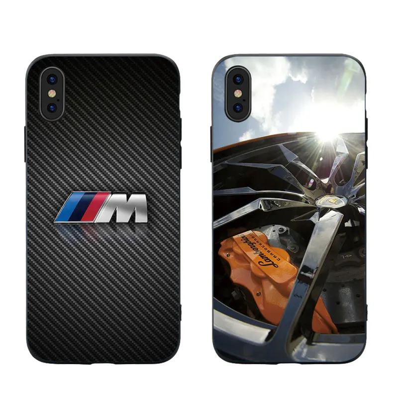

MA Motorsport M Logo Car Style Soft Silicone Fashion Phone Case Cover For Iphone5 5S SE 6 6S 7 8 Plus X XS XR XS Max TPU Case