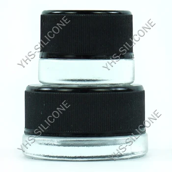 

500pcs Glass Bottle with Child Resistant Cap Glass Container