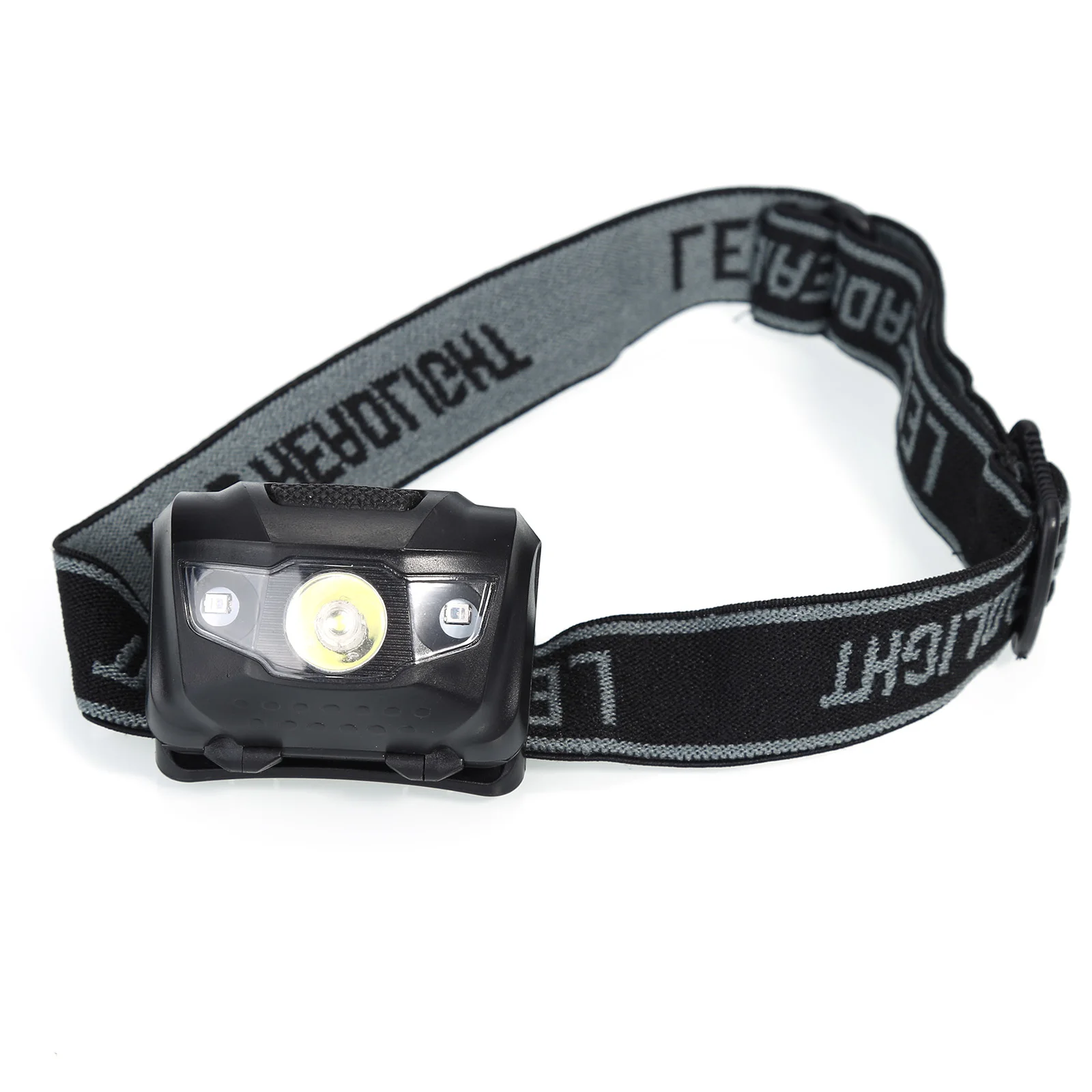 

1pc Super Waterproof Bright Lightweight LED Headlamp Headlight 3W White Red Light Color Outdoor Camping Running Hunting Tools