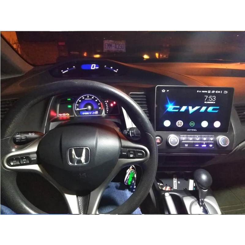 Perfect JOYING android 8.1 car autoradio radio gps stereo for Honda civic 2006-2011 with Carplay Android auto IPS Octa Cores 4GB RAM 5