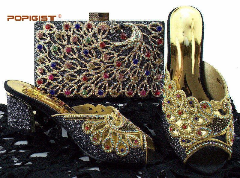Sac Mariage Africain Black gold Chaussures Arrivée Couleur Femmes silver De Avec Fuchsia Nigérian Ensemble Blue Italiennes Et fuchsia Nouvelle purple Assorti royal FIBx8qwwS
