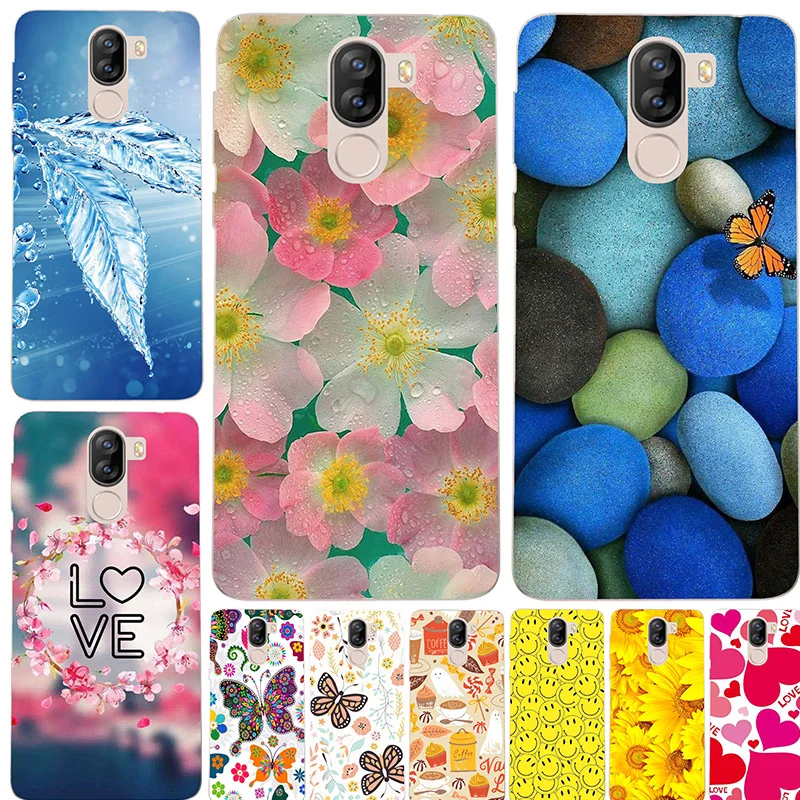 

Soft TPU Flower Printed Phone Case for Doogee X60L Cell Phone Cases Silicone Printing Back Cover Skin Coque Shell