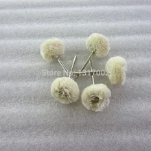 Mournted хлопчатобумажная нить кисти, полировка колес, 100 шт./упак