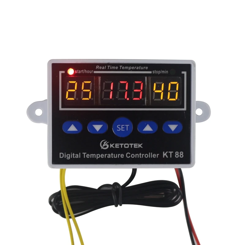 99°C Temperature Controller DC 12V//24V Intelligent Digital Led Thermostat 9°C