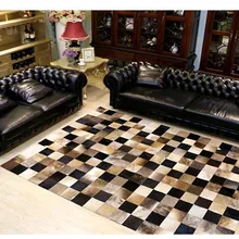 Модный художественный ковер Натуральная Воловья кожа Botas De Futbol con tobillera