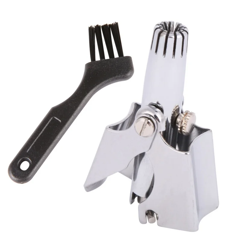 

Stainless Steel Manual Washing Nose Trimmer Device Mechanical Nose Hair Trimmer Shaving And Hair Removal Tool