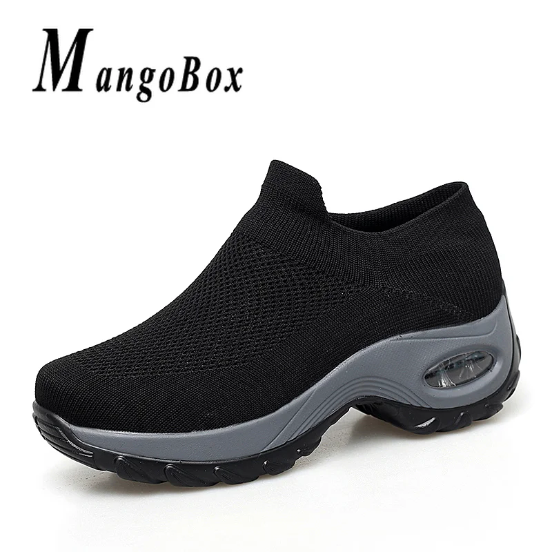 

Best Selling Women Sock Sneaker Air Design Girls Walking Sneakers Black Summer Women Sock Shoes Breathable Mesh Women Gym Shoes