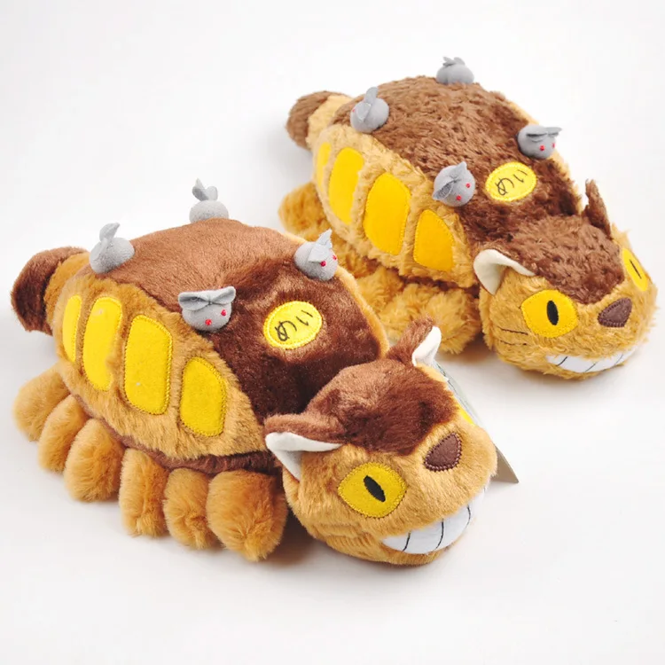 

30cm Japan Anime Hayao Miyazaki My Neighbor Totoro Bus Totoro Kawaii Cartoon Cat Soft Plush Animal Tram Kids Popular Gift Toys