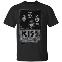 Kuss Band-Distressed Konzert Poster Männer T-Shirt