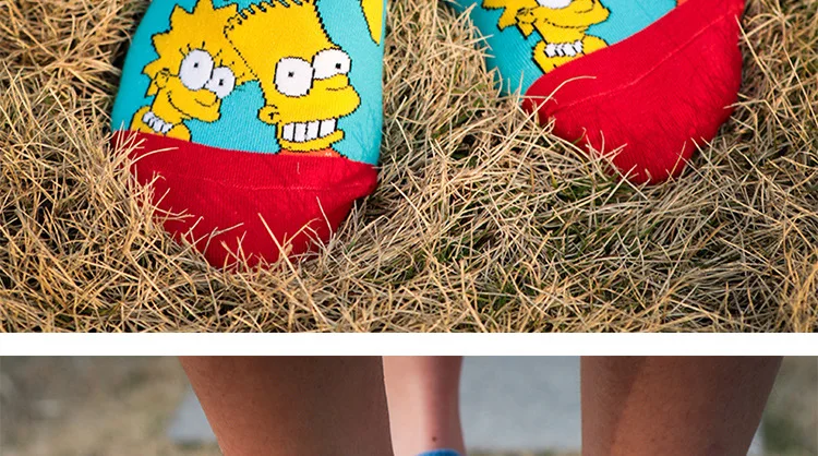 1 пара забавных женских детских носков милые счастье хлопок носки семья Новинка весна осень короткие носки