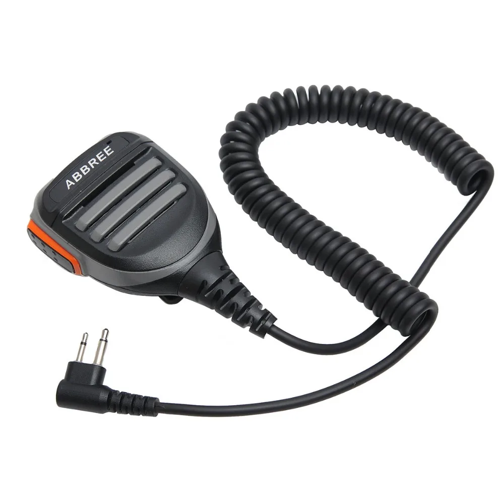 ABBREE 2 Pin PTT Динамик микрофон для Motorola GP68/GP88/GP300/2000/CT150/P040/Pro1150 HYT TC-500 Walkie Talkie Ham радио