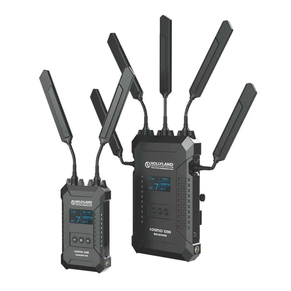 

HOLLYLAND COSMO 1200FT Wireless HD Video Transmission System Professional video Transmitter & Receiver 3G-SDI HDMI 1080