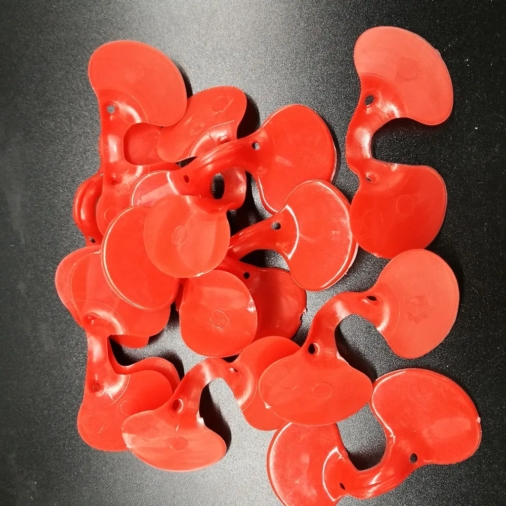 

20pcs Red Yellow Pinless No Pin Bolt Chicken Peepers Eye Glasses Pheasant Poultry Blinders Spectacle Anti-pecking Plier tool