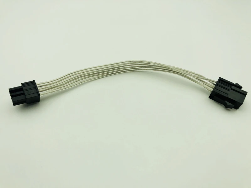 6Pin Female to 6Pin Male PCI Express Power Converter Cable CPU Video Graphics Card 6Pin to 6Pin PCIE Power Cable for Mining 20cm