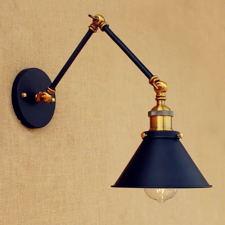 15cm Retro Loft Industrial Wall light Vintage Stair Lights Fixtures Swing Long Arm Wall Lamp Edison Wall Sconce Applique Murale 15cm Retro Loft Industrial Wall light Vintage Stair Lights Fixtures Swing Long Arm Wall Lamp Edison Wall Sconce Applique Murale