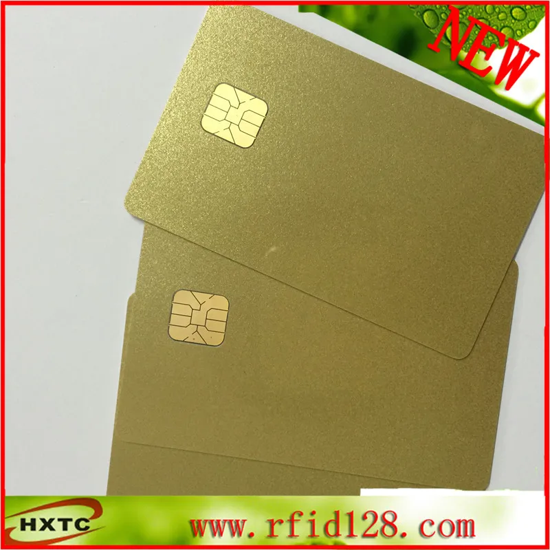 

20PCS/Lot  ISO7816  Contact Smart  IC Blank  Chip Card #FM4428 With 1K Bytes Memory Printable By Zebra Plastic Card Printer