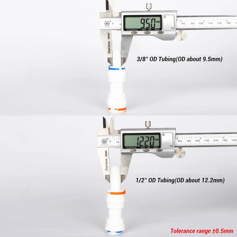 2 шт обратного осмоса RO быстрое соединение 1/2 дюймов OD шланг трубка 1/" 3/8" Женская пластиковая труба быстрые разъемы