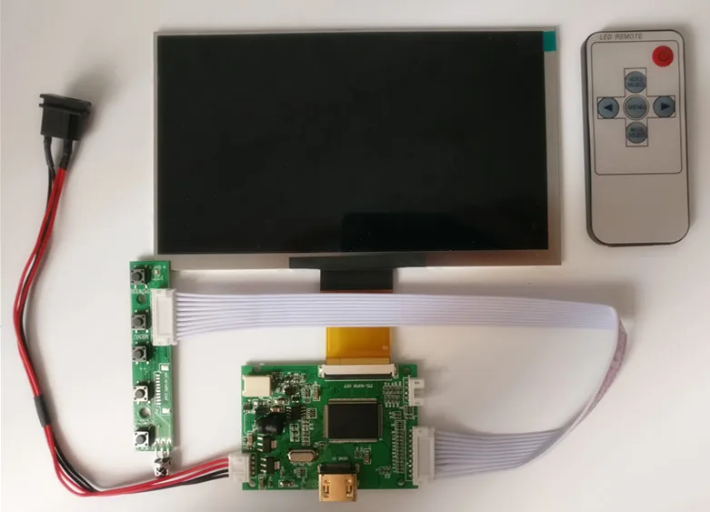 7inch 1024*600 HD LCD Display Screen High Resolution Monitor Driver Control Board HDMI For Android