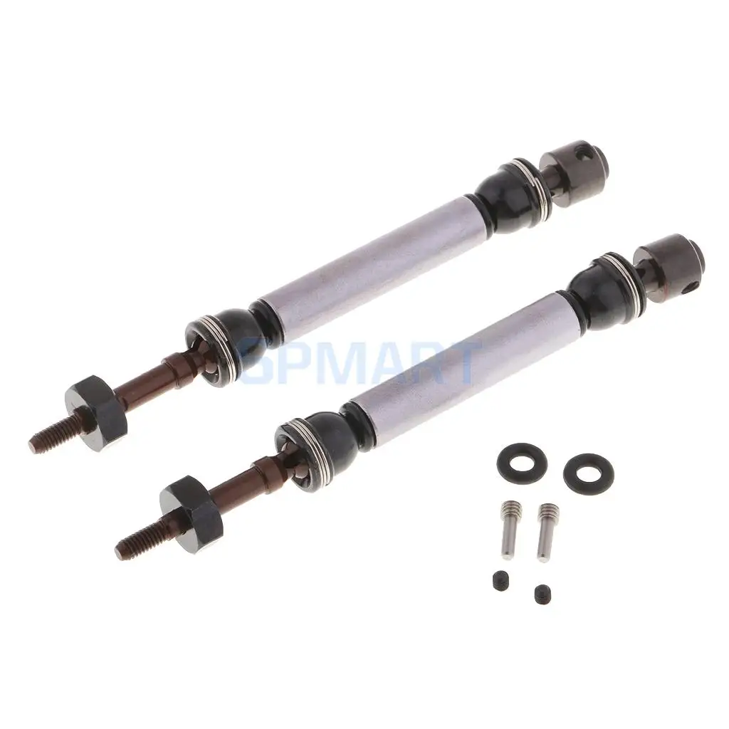 2x 1/10 Universal CVD Drive Shaft 82-88mm Upgrade Parts for Traxxas Slash 4x4 Short Course RC Car