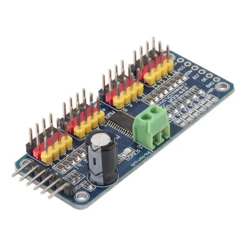 1 шт. PCA9685 16 канальный 12 разрядный ШИМ Серводвигатель I2C модуль для робота Arduino|module