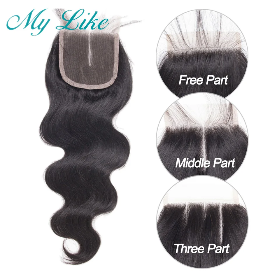 body wave with closure 10