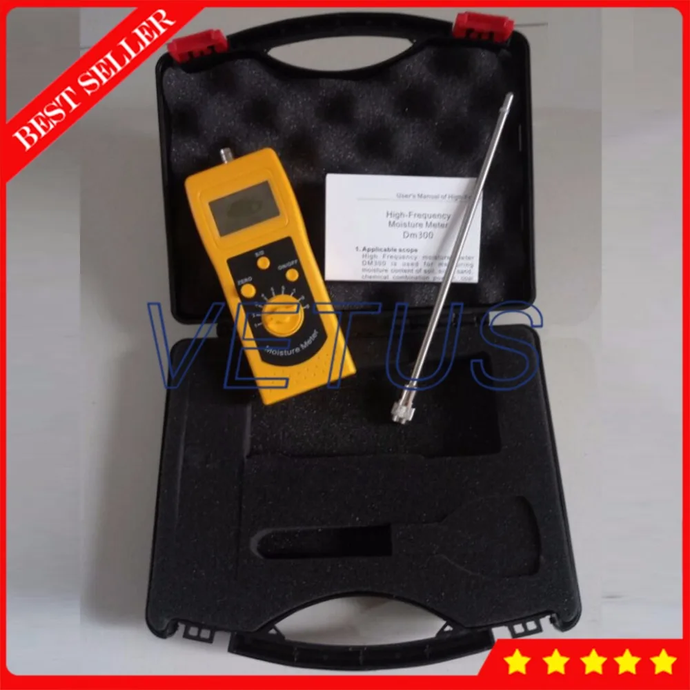 

DM300F High Frequency Ceramic Raw Material Moisture Meter for refractory powder mud soil sand analyzer Moisture Content Testing