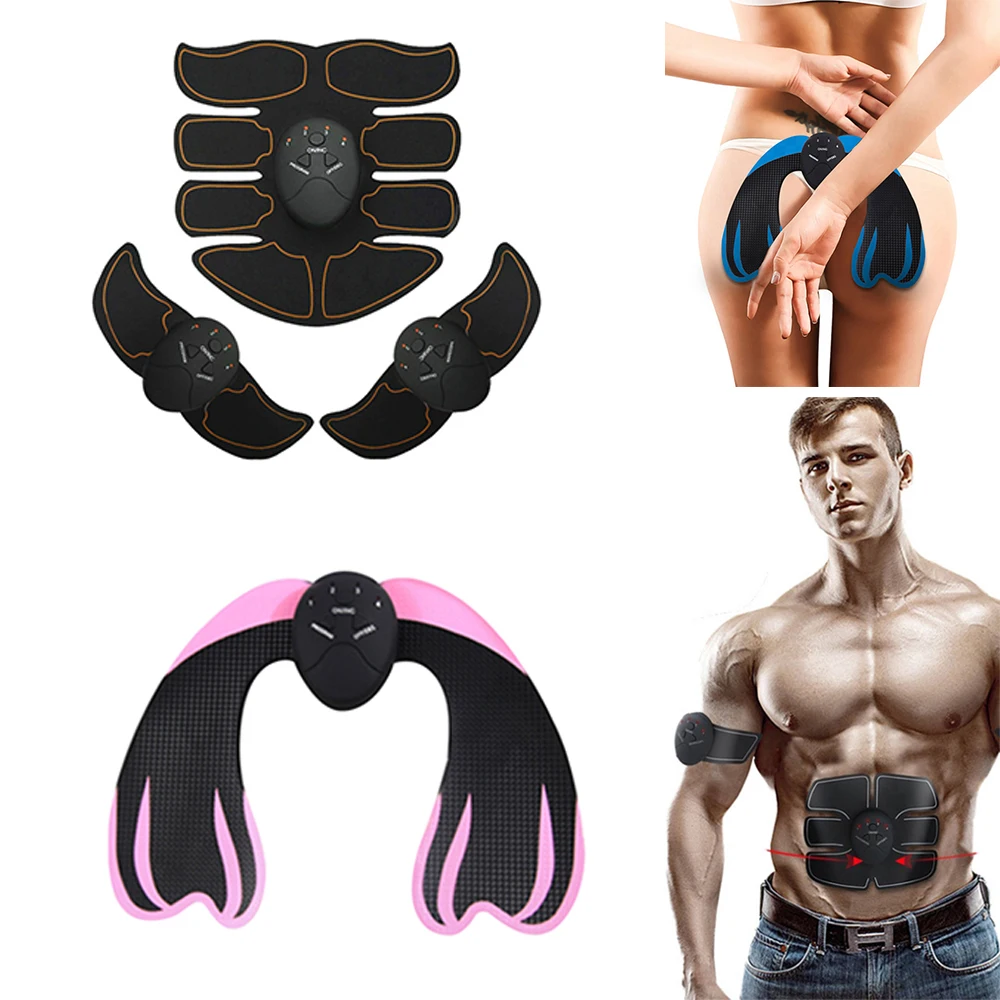 3/4 шт. EMS беспроводной стимулятор мышц AbdominalTrainer Смарт фитнес Хип тренировка