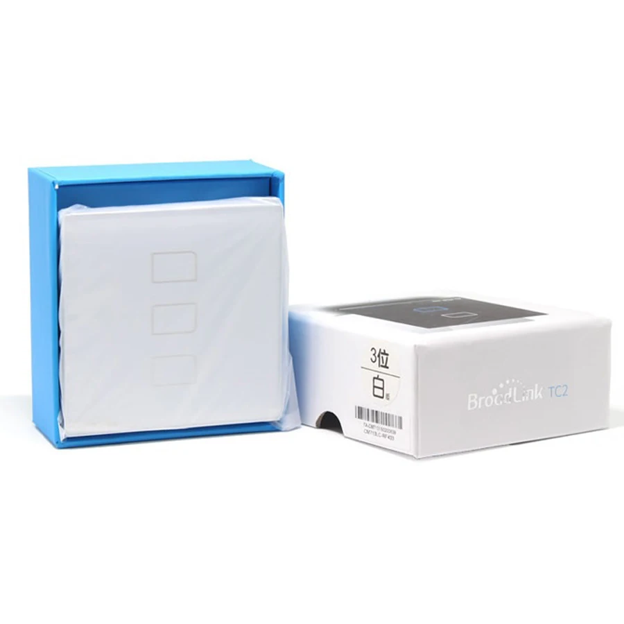 Broadlink TC2 1Gang/2Gang/3Gang UK/EU/US Touch RF433 переключатель автоматизация умного дома