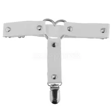 Харадзюку сердце уличный танец ноги обруч Панк белый подвязка пояс с противоскользящие зажимы Держатель для чулок Рубашка Остается