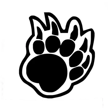 

Wholesale 10pcs/lot 20pcs/lot Bear Tracks Paw Car Decal Vinyl Graphics Truck Body Sticker