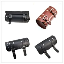Fashion 4 styles font b Motorcycle b font ATV Faux Black Brown Leather Barrel Pouch font