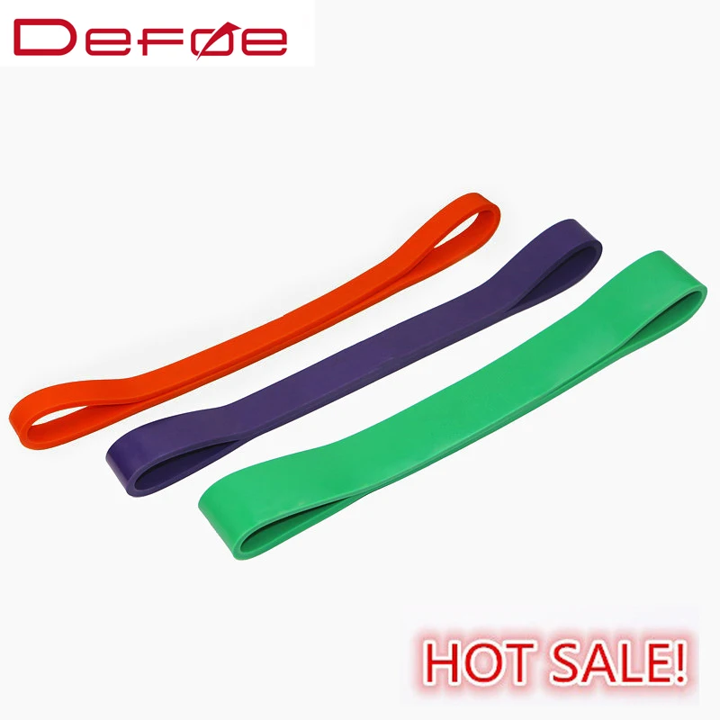 

DEFOE Brand Resistance Bands 3 Levels Available Latex Gym Strength Leg Training Rubber Bands Fitness Equipment Free Shipping