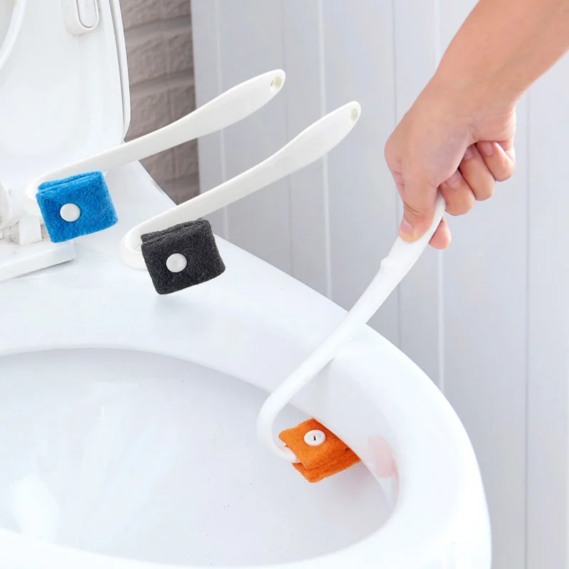 Домашняя пластиковая изогнутая щетка для унитаза|brush wc|toilet brushbathroom accessories |