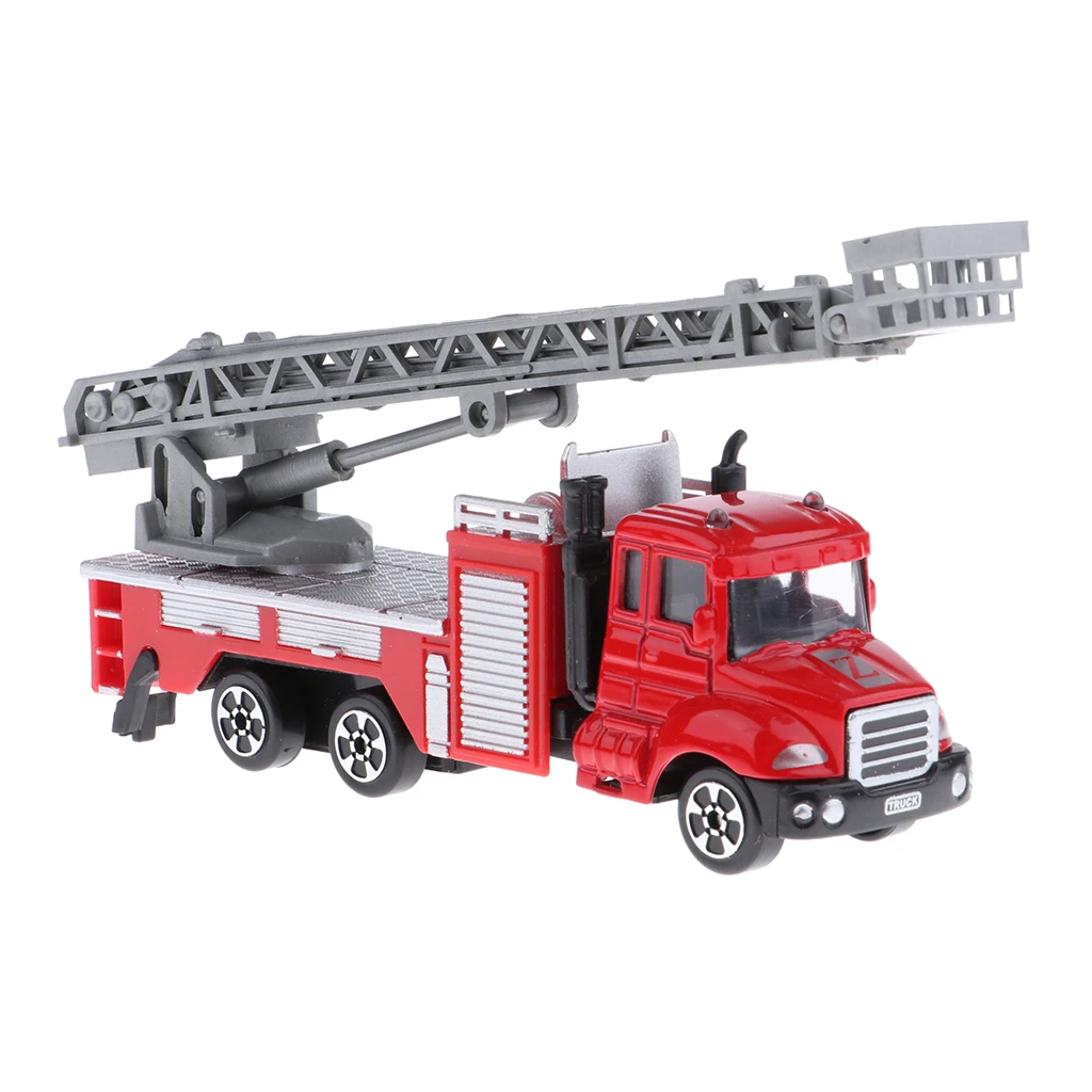 1/64 Truck Model Pull Back Construction Engineering Truck Vehicles Toy for Kids DIY Play Kits For Boys Children Educational Toys