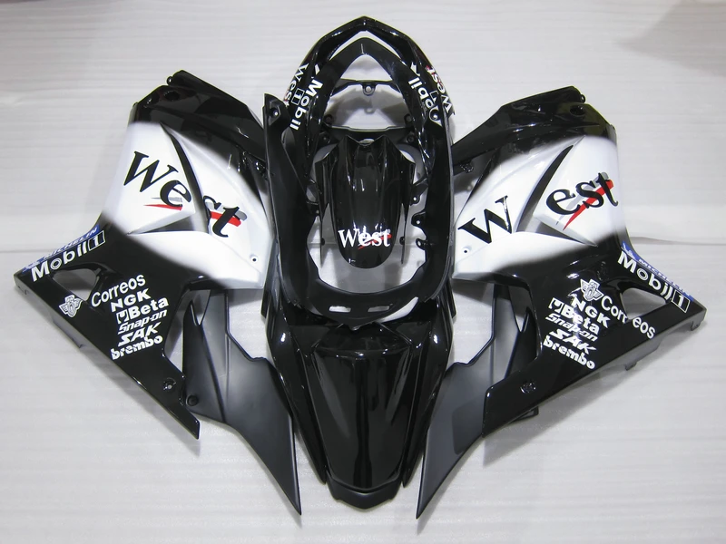 Custom painted ABS fairings for Kawasaki black west Ninja 08-14 EX250 zx250r 2008-2014 ZX 250R injection fairing bodywork kits Custom painted ABS fairings for Kawasaki black west Ninja 08-14 EX250 zx250r 2008-2014 ZX 250R injection fairing bodywork kits