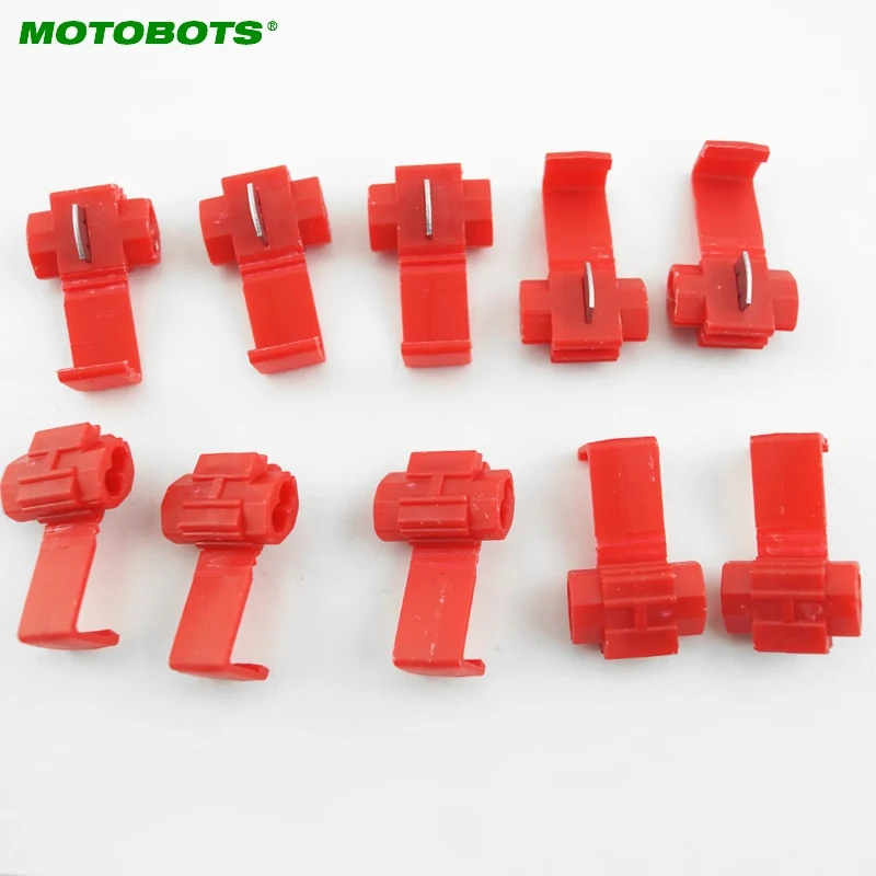 Red Scotch Lock Wire Connectors Quick Splice Terminals Crimp Electrical