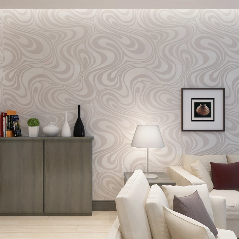 UK Modern Curve Non woven wall mural Wallpaper for Walls 3