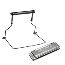 Ammoon H1002 Изысканная Губная гармошка для блюза стандарт 10 отверстие 20 Тон C Ключ гармоника Губная гармошка с футляром подарок