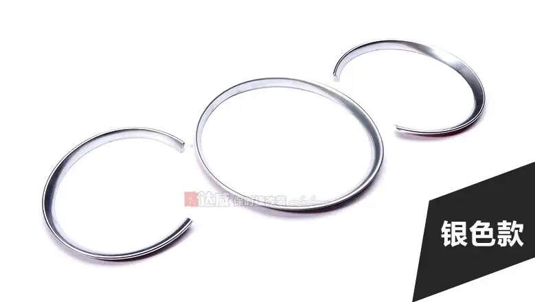 chrome dashboard ring trim for Porsche Macan accessories car styling  (15)