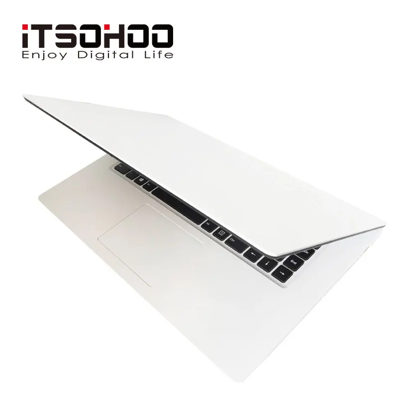 Baratos ITSOHOO portátil de 15,6 pulgadas Intel Cherry Trail X5 Z8350 4GB RAM 64GB EMMC Quad core de gran tamaño portátiles sistema operativo Windows 10 BT 4,0 computadora