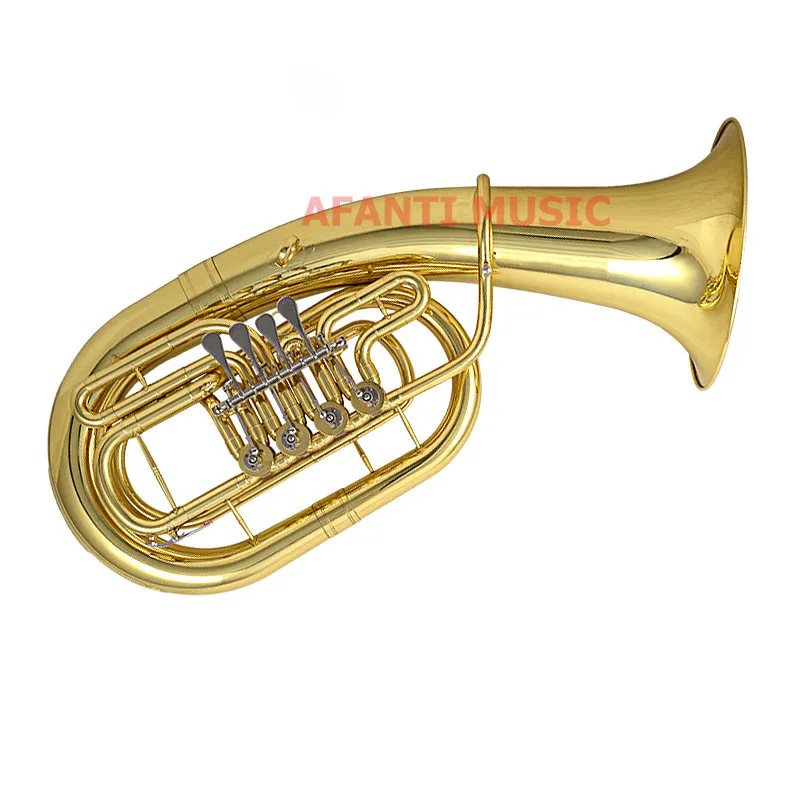 Afanti Music Bb tone / Yellow Brass / Gold Lacquer Baritone (BAR-1012)