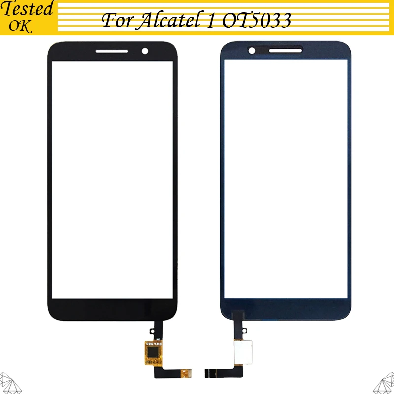 

5.0inch For Alcatel 1 5033 5033D 5033X 5033Y 5033A 5033J touch Screen Glass sensor panel lens glass replacement