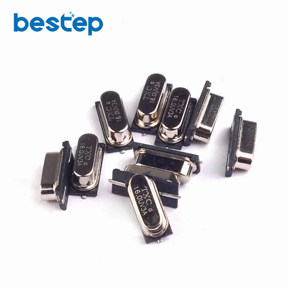 HC-49S 16.000MHZ 16MHZ 16M Passive Crystal Oscillator SMD 10PCS